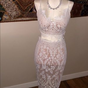 SUPER SEXY two piece lace dress!